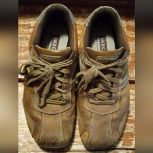 Skechers leather Oxford Mens Size 8.5